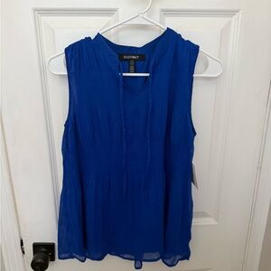 Ellen Tracy Blue Blouse